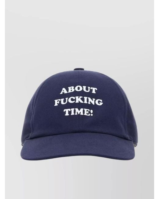 【関税&送料込】Stella Mccartney Blu Cotton Baseball Cap Stella McCartney Blu Cotton Baseball Cap in Blue | Lyst