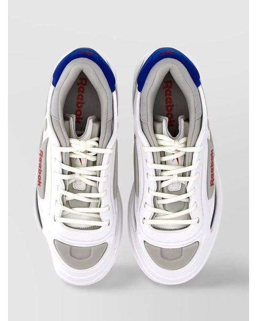 Reebok White Textile Future Club C Sneakers for men