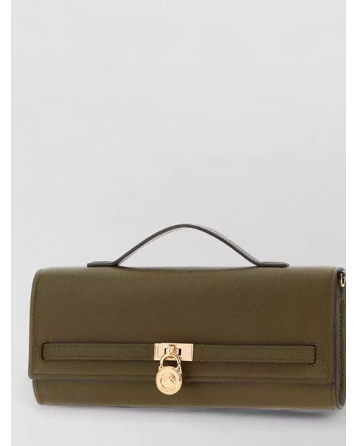 Michael Kors Multicolor Leather Hamilton Moderne Medium Clutch Handbag