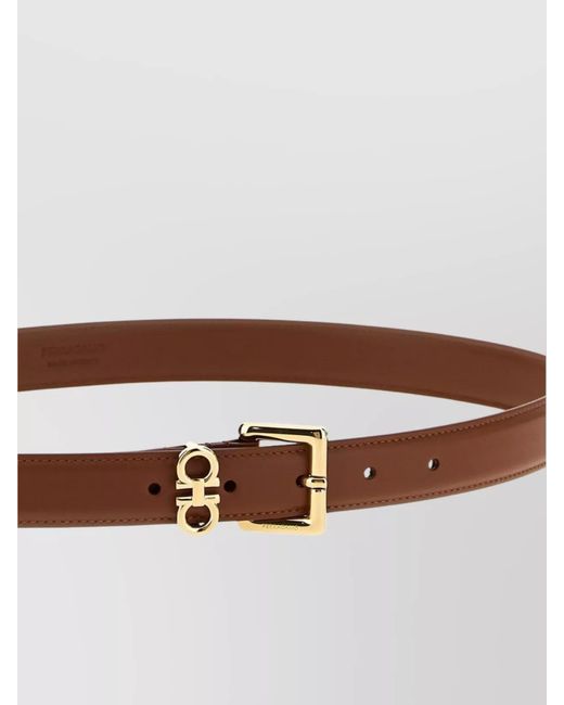 Ferragamo Multicolor Leather Gancini Belt