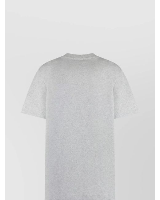 A.P.C. Gray Crew Neck Madame Street T-Shirt