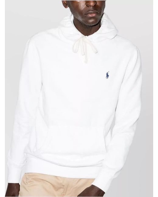 Polo Ralph Lauren White Cotton Hoodie for men