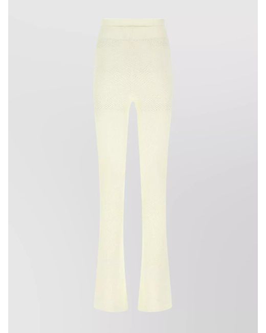 ANDREADAMO White Stretch Trousers