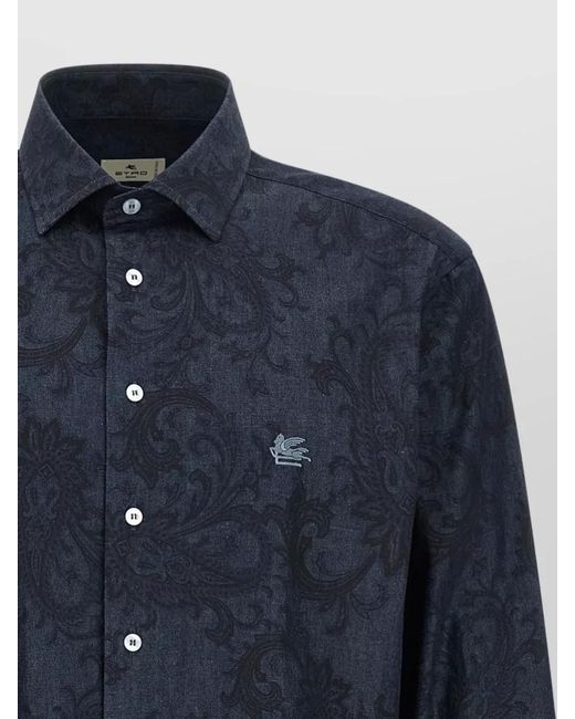 Etro Blue Shirt for men