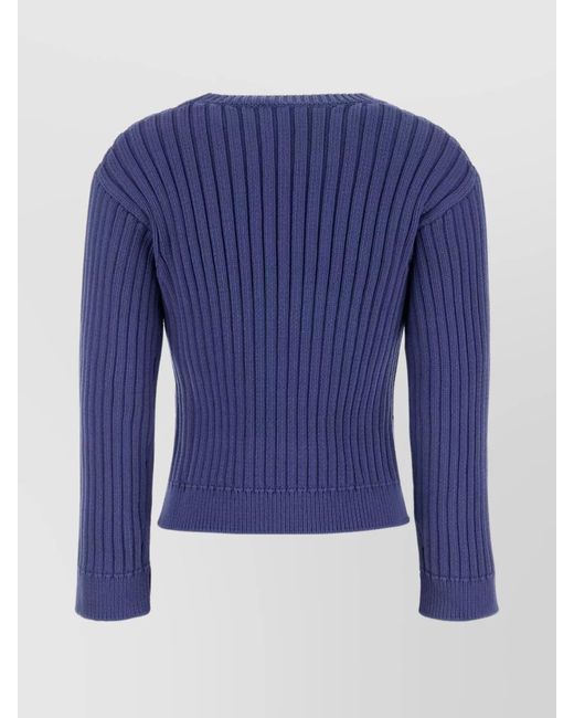 Marni Blue Cotton Blend Sweatshirt