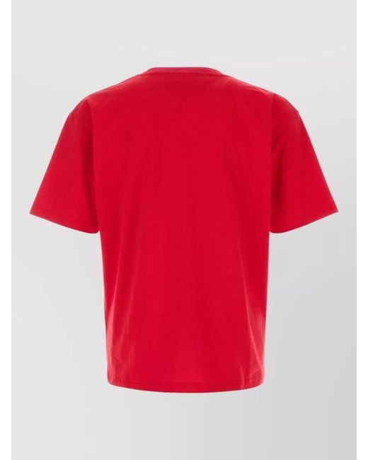 Valentino Garavani Red Cotton T-Shirt for men
