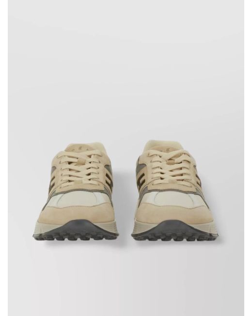 Hogan Natural Leather Low-Top Sneakers for men