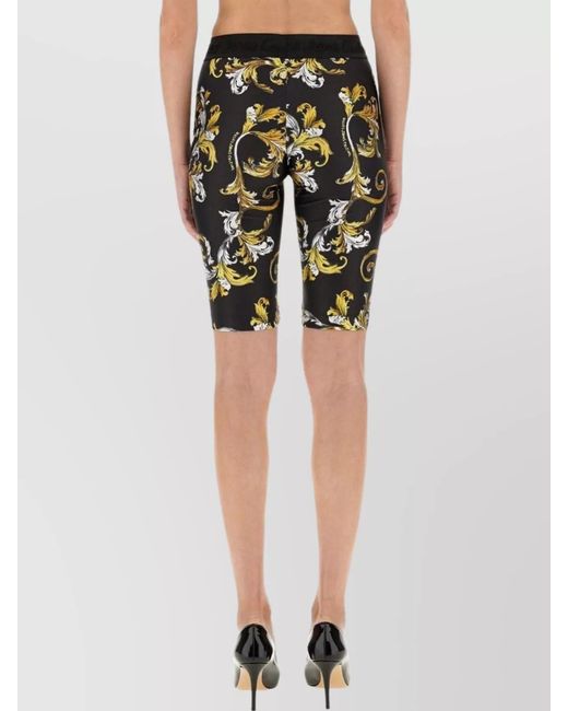Versace Jeans Couture Green Slim-Fit Knee-Length Cycling Shorts