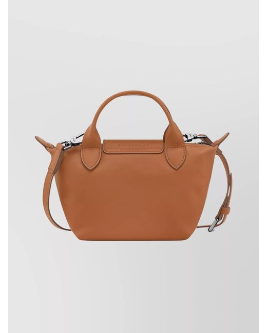 Longchamp Multicolor Calfskin Leather Mini Top Handle Bag