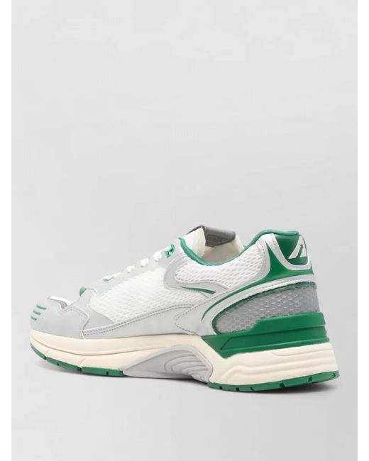 Autry Green Leather Low-Top Sneakers for men