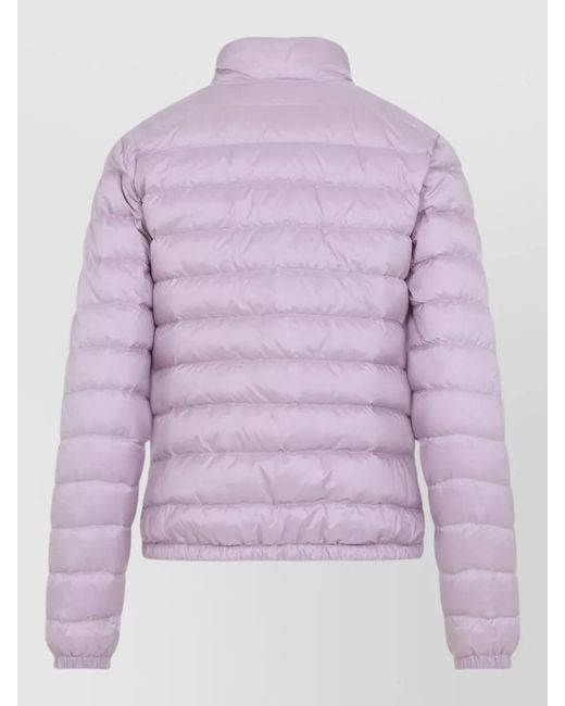 Moncler Purple Down Quilted Short Puffer Jacket