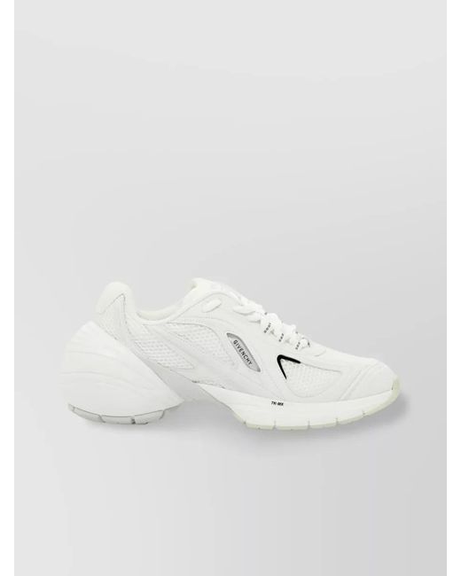 Givenchy White Mesh Low-Top Sneakers for men