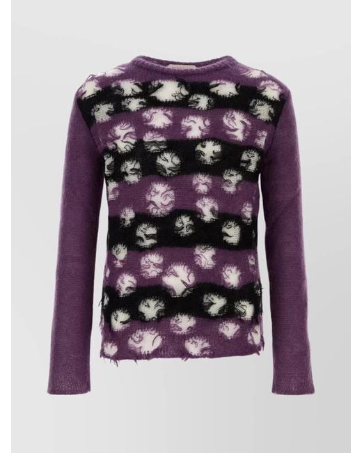 NAMACHEKO Multicolor Ribbed Crew-Neck Jumper for men