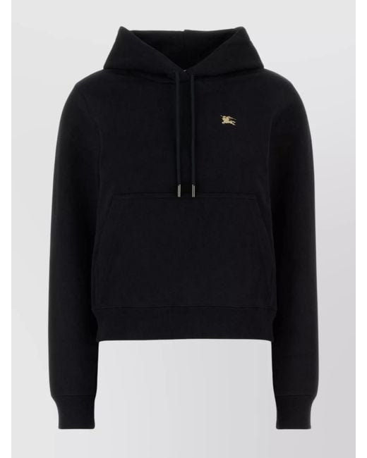 Burberry Black Cotton Hoodie
