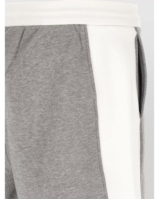 Thom Browne Gray Cotton Bermuda Shorts for men