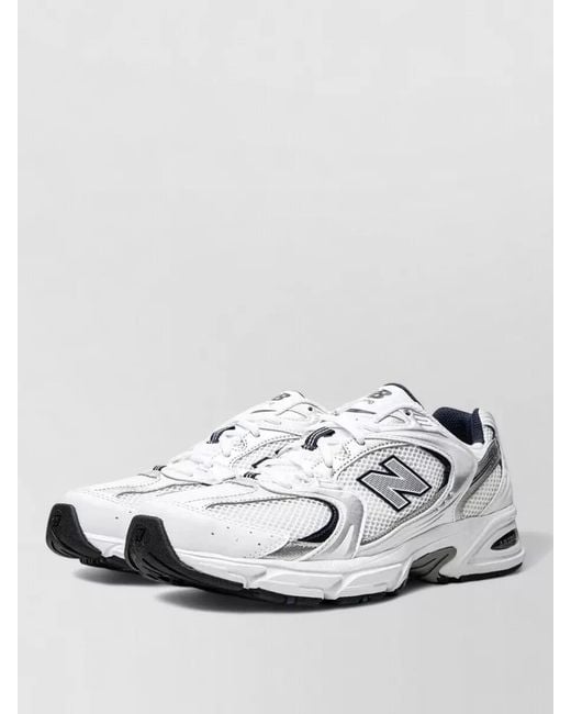 New Balance White Vtz Textile Mesh Lifestyle Sneakers