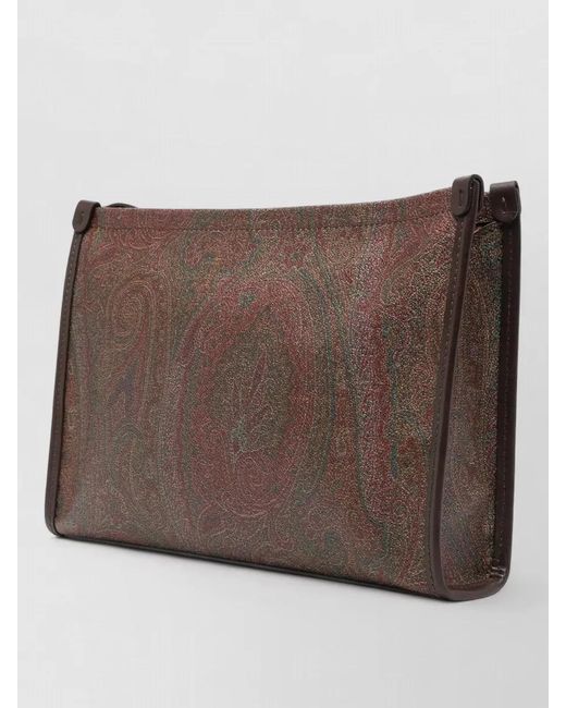 Etro Brown Clutch Bag for men