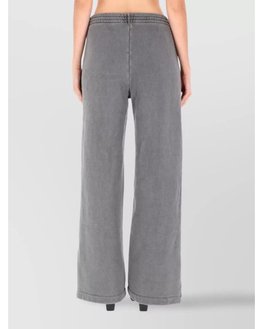 Our Legacy Gray Cotton Wide-Leg Trousers