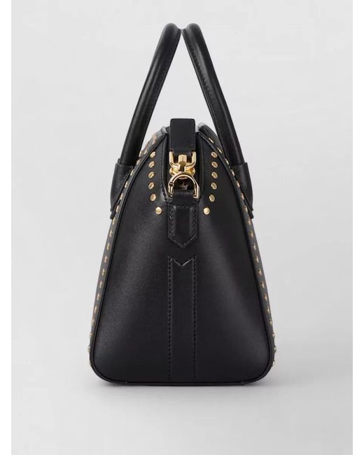Givenchy Black Antigona Nv Mini Bag Detachable Strap