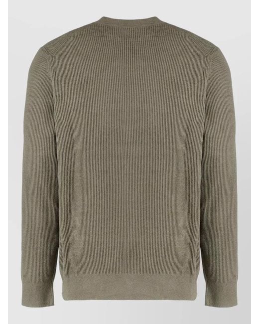 Boss Green V Neck Sweater Velvet Rib Texture for men