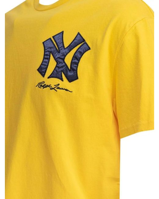 Polo Ralph Lauren Yellow Cotton T-Shirt for men