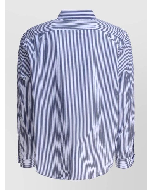 Alex Mill Blue Striped Cotton Shirt for men