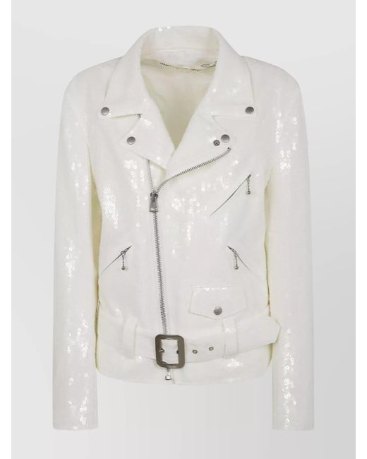 Junya Watanabe White Biker Jacket