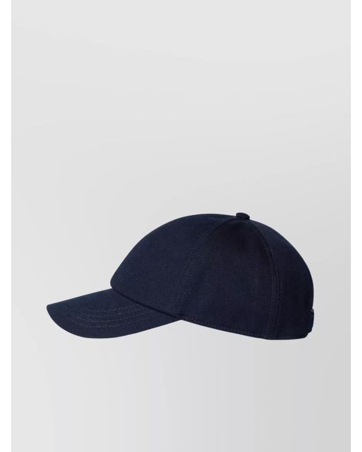 Gucci Blue Cotton Baseball Cap for men