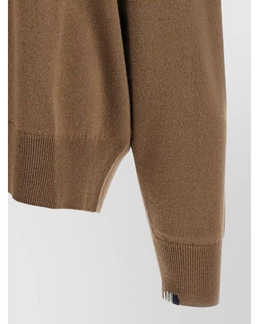 Extreme Cashmere Brown April Edition 476 Relaxed Crew Sweater