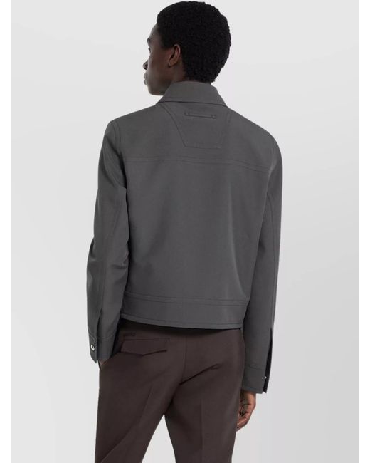 Gucci Gray Technical Panama Jacket, Ready-To-Wear for men