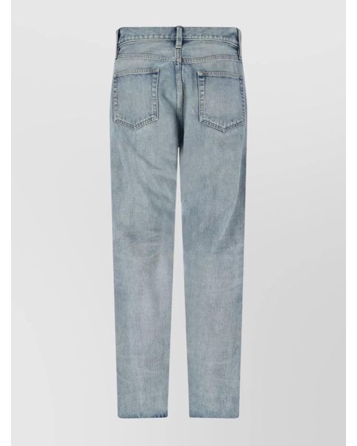 Fear Of God Blue Denim Straight-Leg Jeans for men