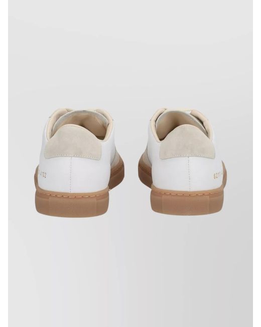 Common Projects White Leather Low-Top Sneakers