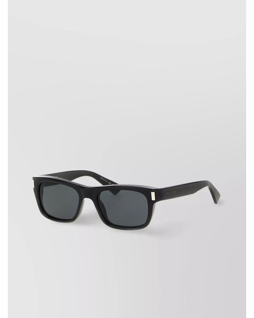 Saint Laurent Gray Acetate Sl 83 Sunglasses for men