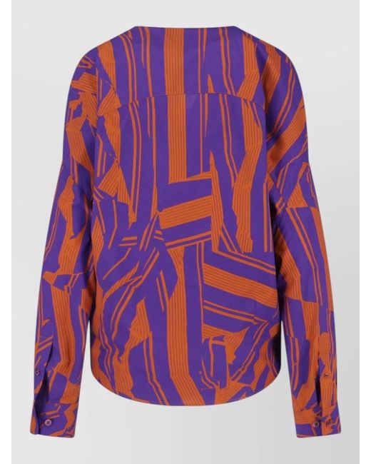 Dries Van Noten Pink Cotton Blouse