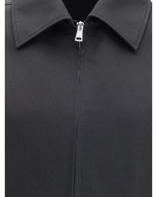 Gucci Blue Cotton Jacket for men