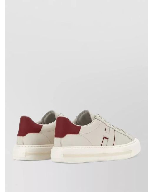 Hogan Natural Silk And Nylon Low-Top Sneakers for men