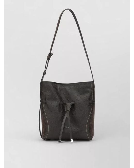 Gianni Chiarini White Leather Shoulder Bag