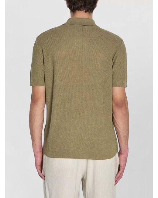 Barena Multicolor Linen Polo Shirt for men