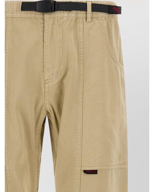 Gramicci Natural Gadget Pants Belted Waist Straight Leg for men