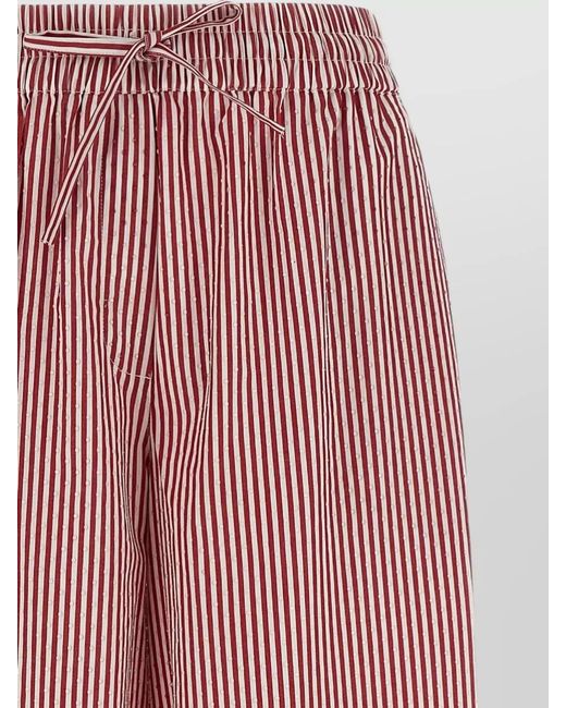 P.A.R.O.S.H. Pink Cashine Pants Wide Leg Back Pocket