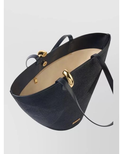 Jacquemus Black Le Bambola Nylon Tote Bag