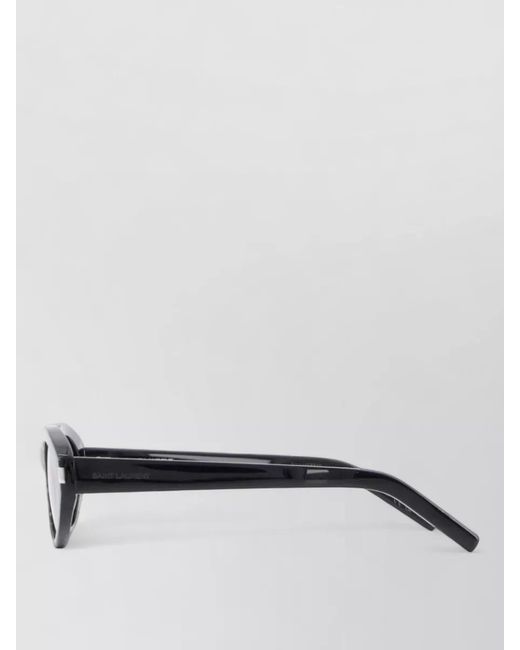 Saint Laurent Gray Sl 567 Acetate Round Pantos Sunglasses