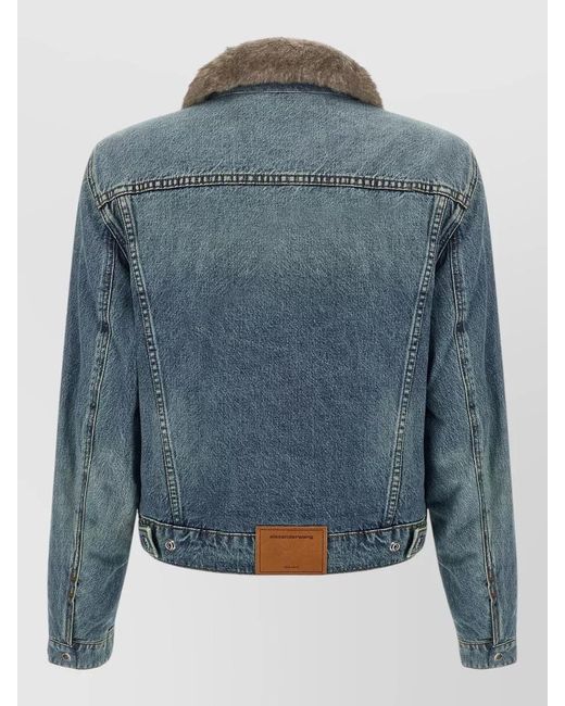 Alexander Wang Blue Denim Jacket