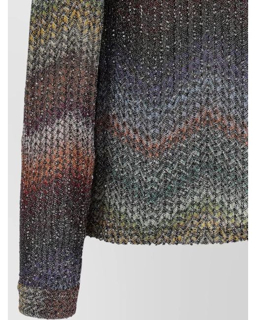 Missoni Black Lamé Shirt