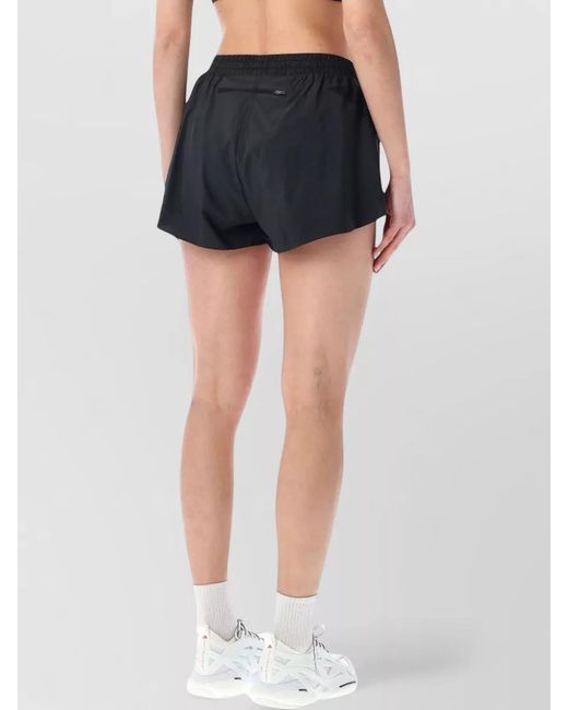 Adidas By Stella McCartney Blue Running Shorts Loose Fit Mid Rise Waistband