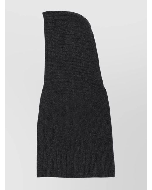 Alysi Blue Wool Knit Balaclava