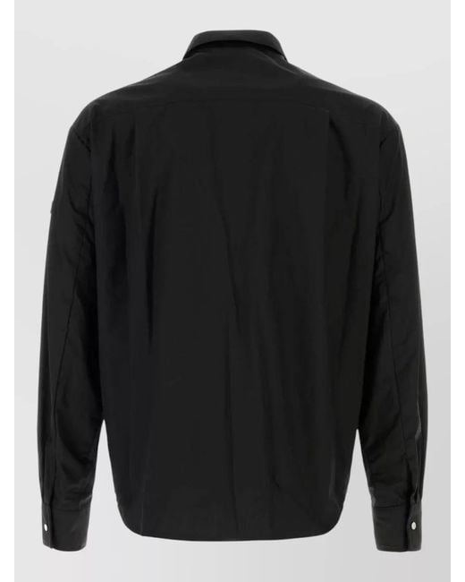 Tatras Black Silk Cotton Shirt for men