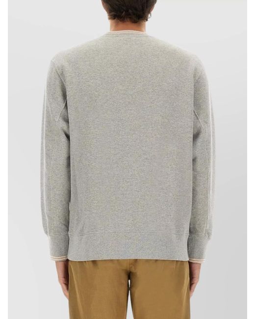 Autry Gray Cotton Sweatshirt for men