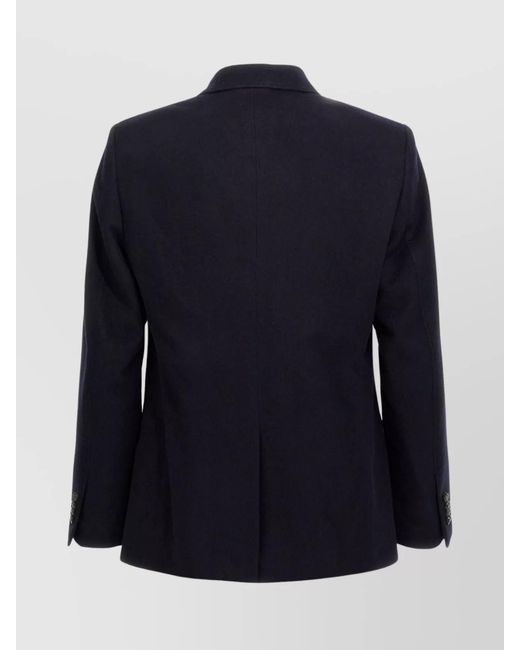 Etro Blue Cashmere Single Breasted Blazer for men