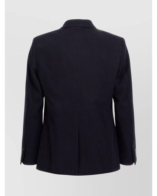 Etro Blue Cashmere Single Breasted Blazer for men
